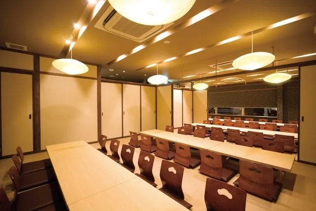 大人数歓迎！個室の宴会場
