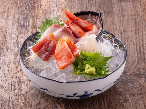 新鮮な海鮮料理